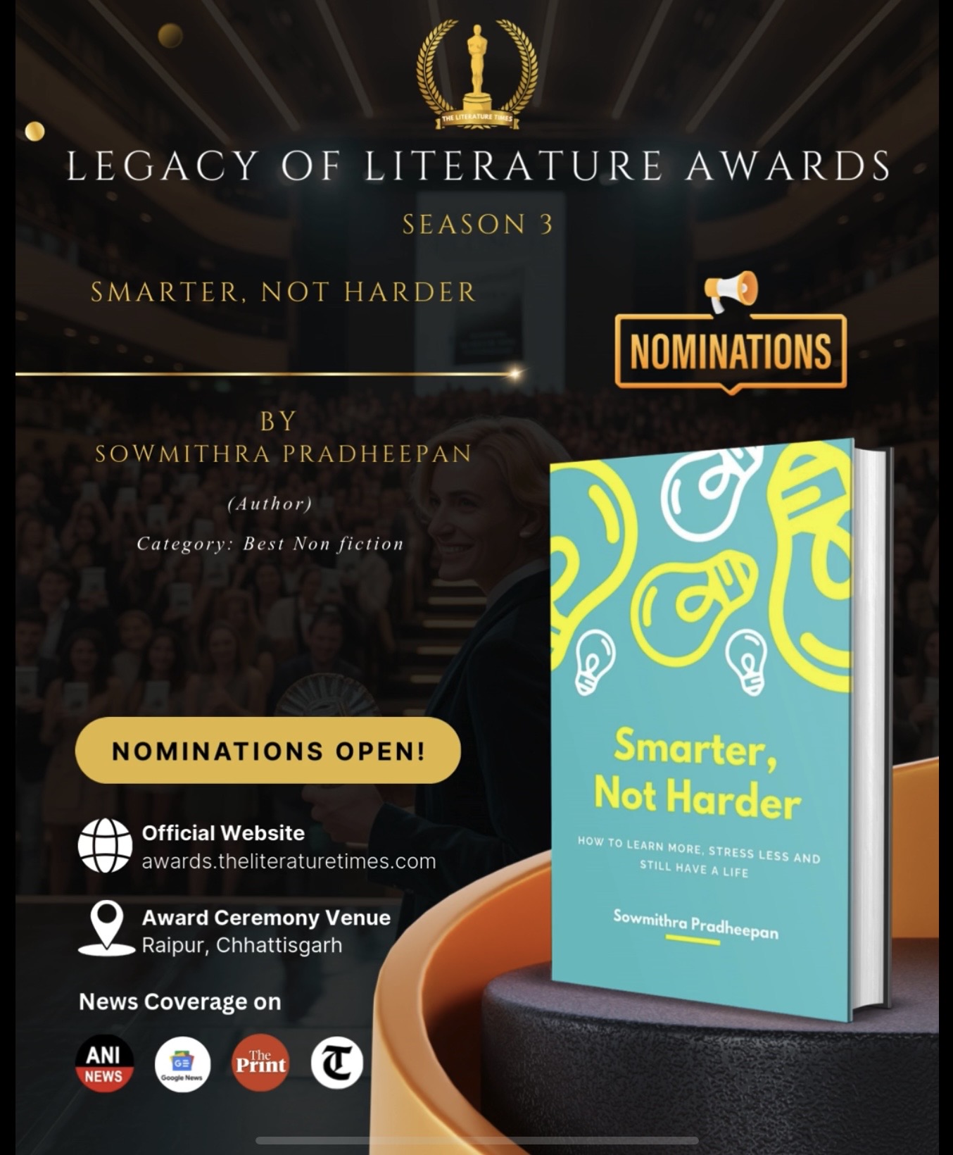 A PROUD MOMENT – Legacy of Literature Awards